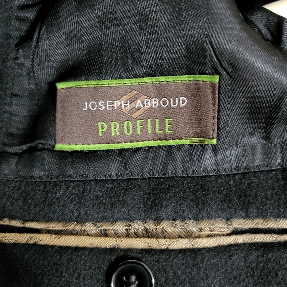 Joseph Abboud Profile Jackets size 42R color Black 100% cashmere - Picture 9 of 10